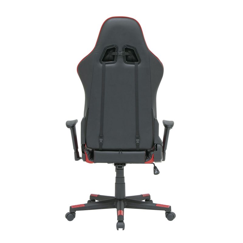 High Back, Ergonomic, Swivel, Height And Tilt Adjustable Gaming And Office Chair - Black / Red #