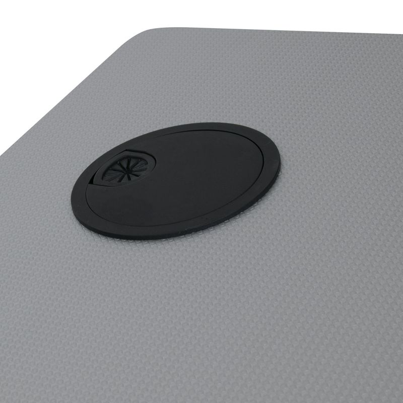 Zone Pc Gaming Desk - Black / Silver #