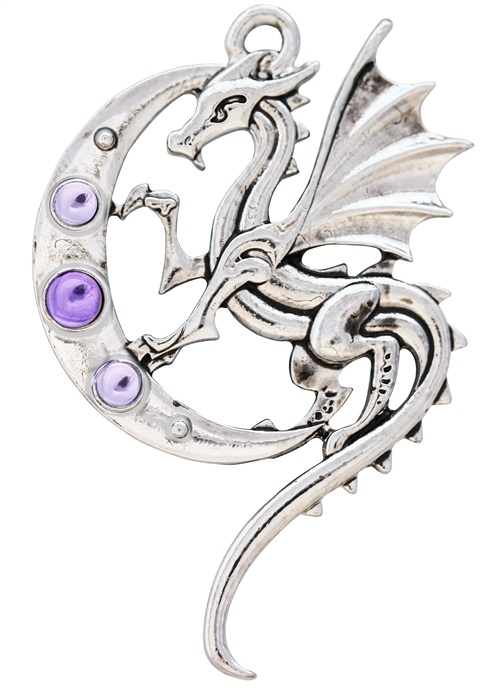 Luna Dragon For Strength On Life's Journey Pendant