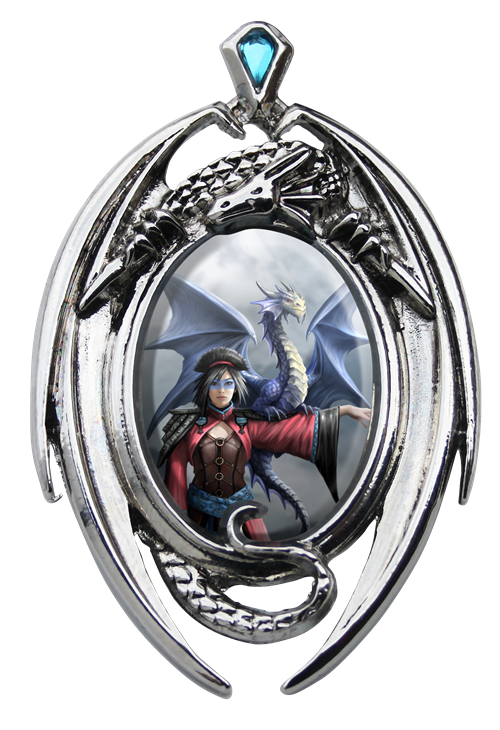 Look To The East Cameo Pendant Necklace