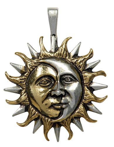 Eclipse For Unifying Opposites Pendant - Unite Strength and Spirituality in Harmony
