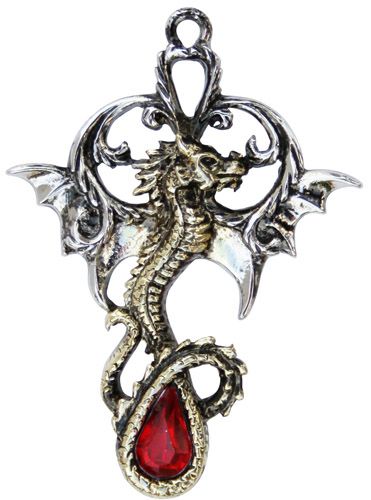 King Alfred's Dragon Pendant for Nobility and Wisdom