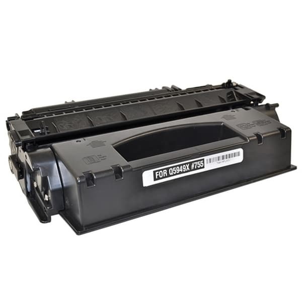 Hewlett Packard OEM Q5949X Ecoplus Remanufactured Toner Cartridge: Black, 6K Yield