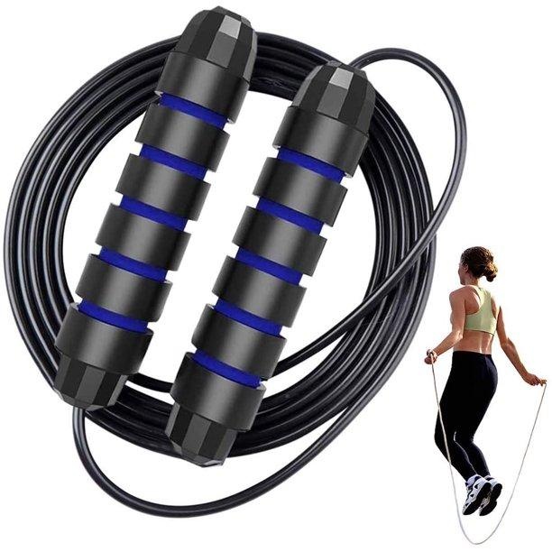 Professional Gym Adjustable Jump Rope - Blue