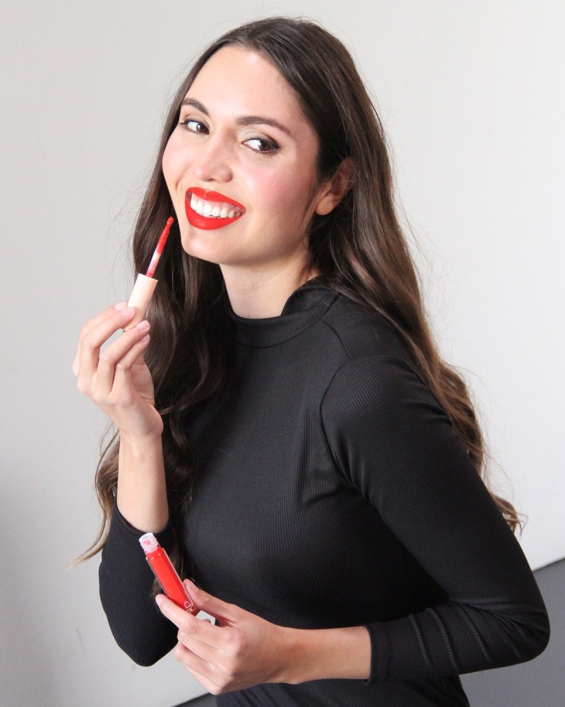 2020 New Pudaier Duo Lip Liner & Matte Liquid Lipstick - Color #09 Cherry Red Color 09 Size One Size