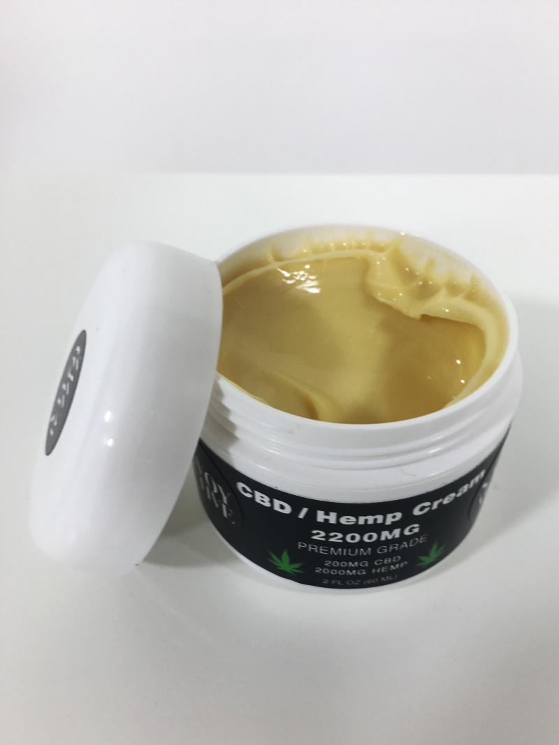 Cbd / Hemp Seed Oil Cream - Full Spectrum - Premium Grade - 100% Natural - 200Mg Cbd - 2000Mg Hemp - 2 Fl.Oz (60 Ml)