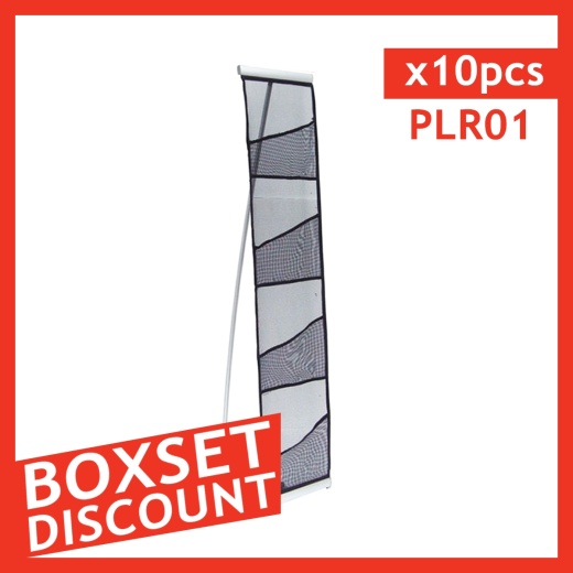 4-Pocket Mesh Portable Literature Stand For Trade Shows - Box Set [ 10 Units/Box ]