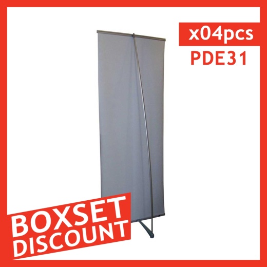 33" L Banner Stand - Box Set [ 4 Units/ Box ]