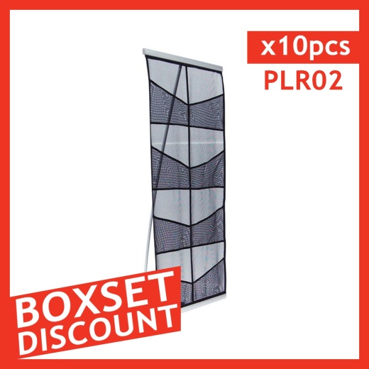 8-Pocket Mesh Portable Literature Stand For Trade Shows - Box Set [ 10 Units/Box]