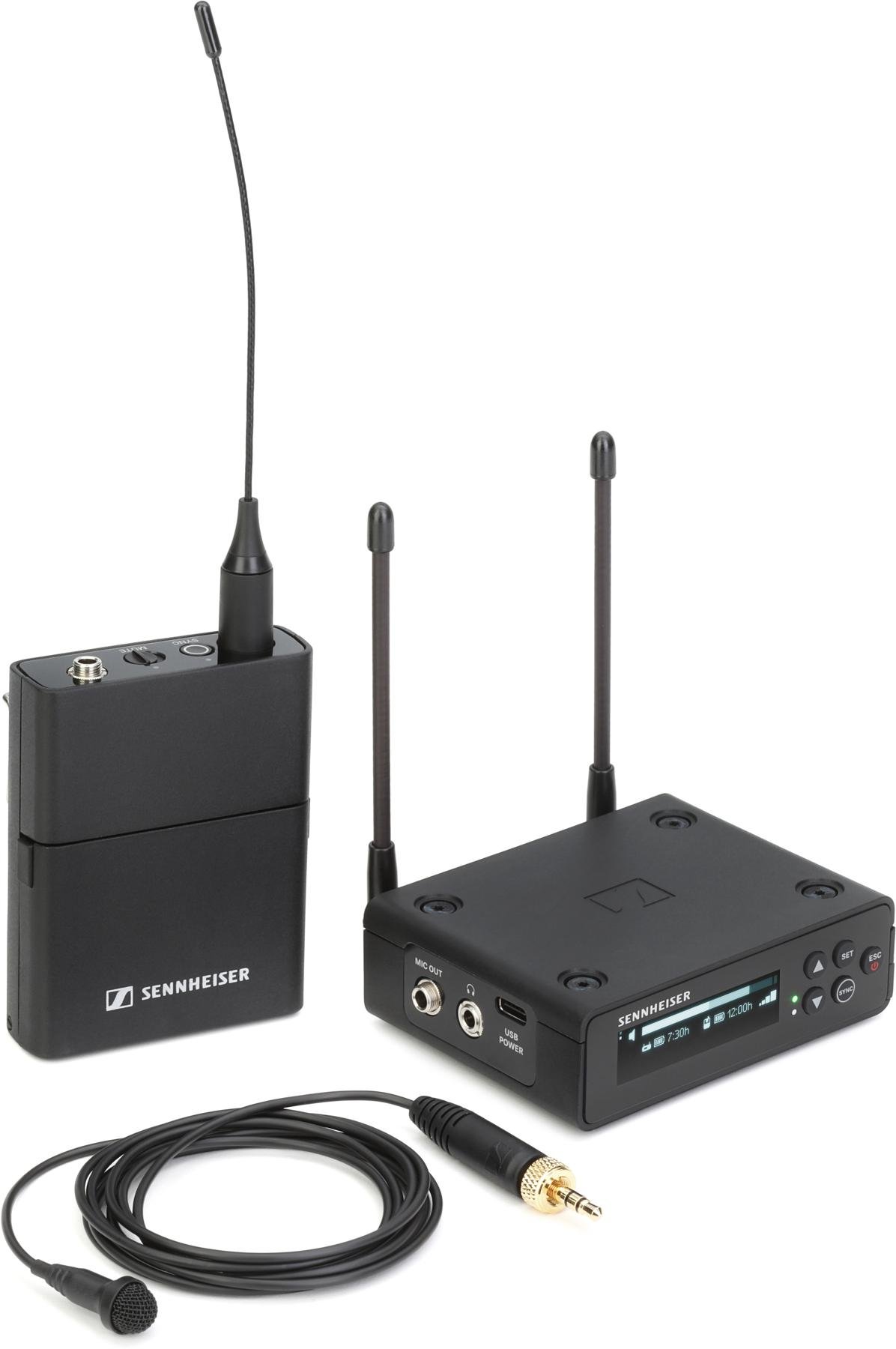 Sennheiser EW 512P G4 Portable Wireless Lavalier Microphone System - AW+  Band