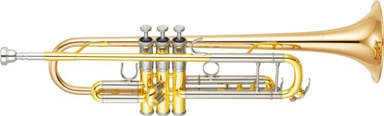 Yamaha Ytr-8335Ii Xeno Professional Bb Trumpet - Lacquer With Gold Brass Bell