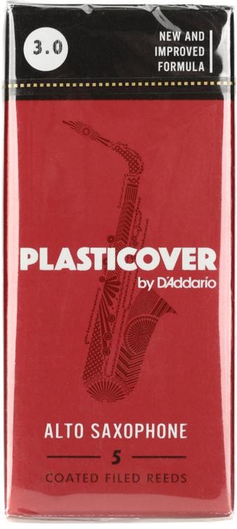 D'addario Rrp05asx300 - Plasticover Alto Saxophone Reeds - 3.0 (5-Pack)