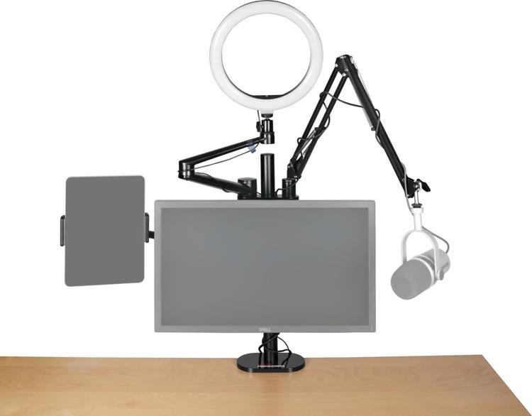 New  Gator Frameworks Desk-Clamping Stand For Streamers And Content Creators