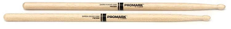 Promark Classic Attack Drumsticks - Shira Kashi Oak - 5B - Wood Tip