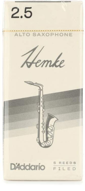 D'addario Rhkp5asx250 - Frederick L. Hemke Alto Saxophone Reeds - 2.5 (5-Pack)