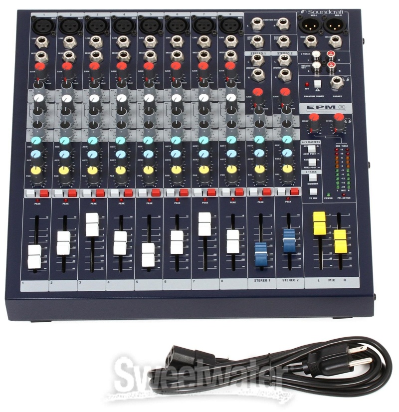 Soundcraft Epm8 10-Channel Analog Mixer