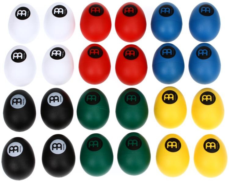 Meinl Percussion Egg Shaker Assortment - Multi-Colored (24-Pack)