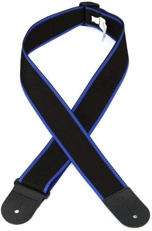 Levy's M8poly 2" Woven Polypropylene Guitar Strap - Black And Blue