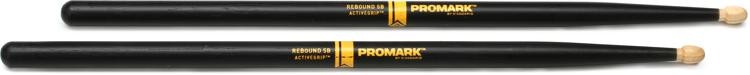 Promark Rebound Drumsticks With Activegrip - 5B - Wood Tip