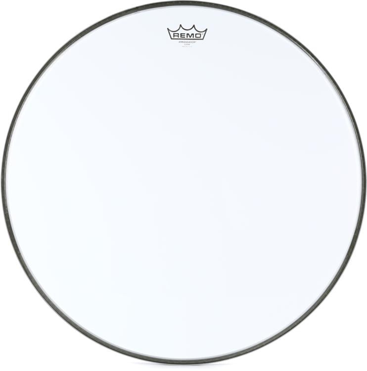 Back In Stock! Remo Ambassador Clear Bass Drumhead - 22 Inch