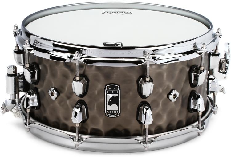 Mapex Black Panther Snare Drum - 14 X 6.5 Inch - Hammered Brass