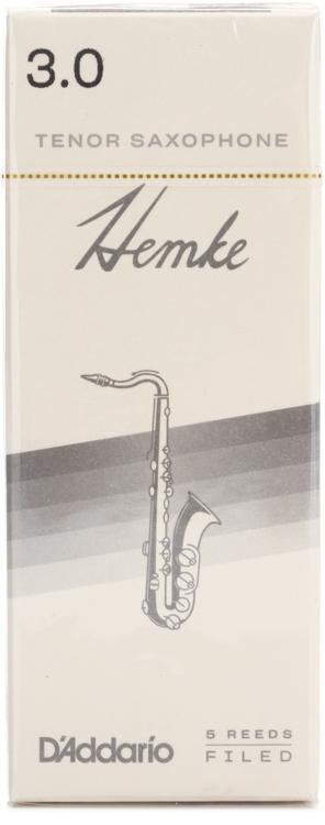 D'addario Rhkp5tsx300 - Frederick L. Hemke Tenor Saxophone Reeds - 3.0 (5-Pack)
