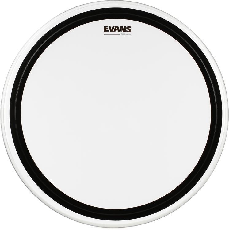 Back In Stock! Evans Emad Heavyweight Clear Bass Batter Head - 24 Inch