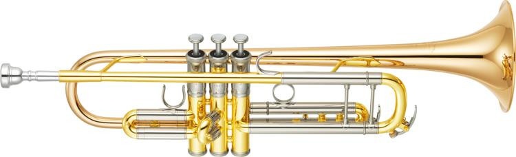 Yamaha Ytr-8345Ii Xeno Professional Bb Trumpet - Clear Lacquer With Gold Brass Bell