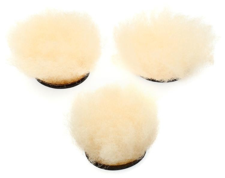 Back In Stock! Low Boy Replacement Lambswool Puffs For Puff Daddy Drum Beater - 3-Pack