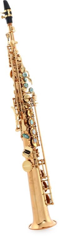P. Mauriat System 76 Soprano Saxophone With 2 Necks - Gold Lacquer Finish
