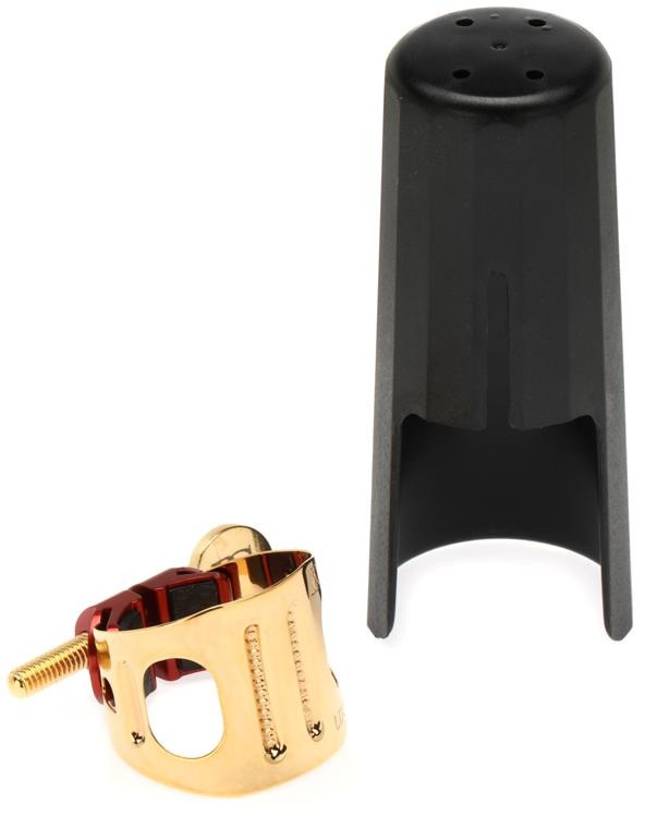 New  Bg Lds1 Duo Ligature For Soprano Saxophone - Gold-Plated