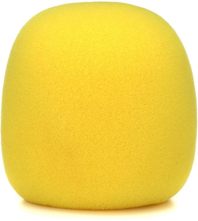 On-Stage Asws58-Y Windscreen For Dynamic Microphones - Yellow (Each)