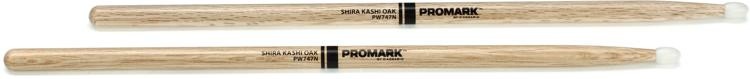 Promark Classic Attack Drumsticks - Shira Kashi Oak 747 - Nylon Tip