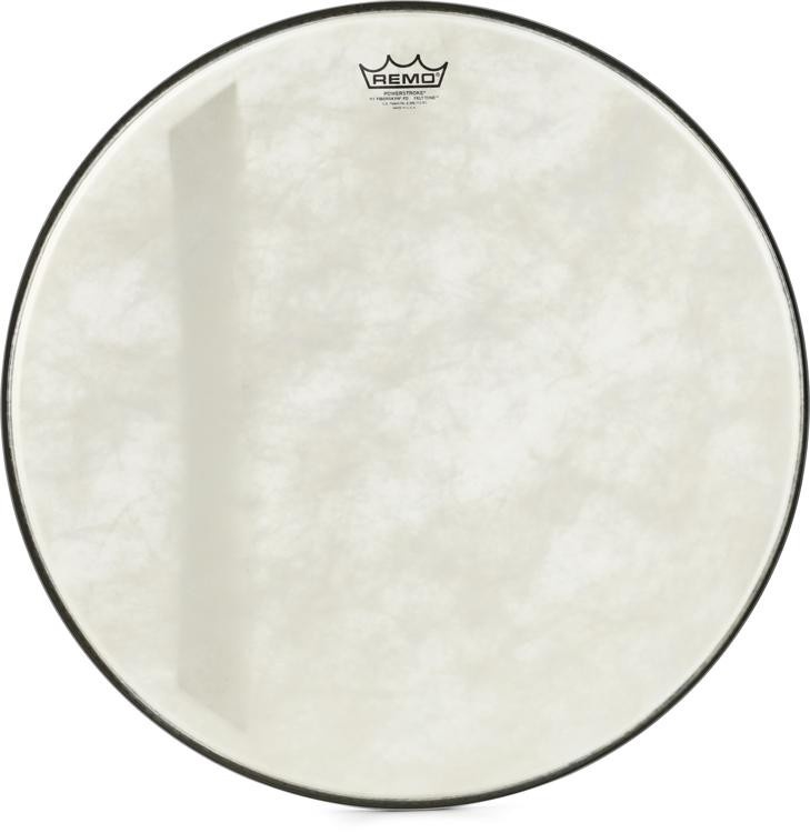 Remo Powerstroke P3 Felt Tone Fiberskyn Diplomat Bass Drumhead - 22 Inch