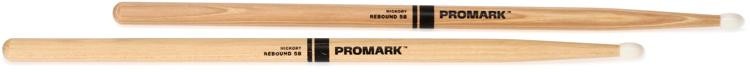 Back In Stock! Promark Rebound Balance Hickory Drumsticks 5B - Nylon Tip