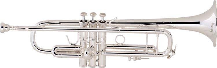 Bach 180 Stradivarius Professional Bb Trumpet - Silver-Plated With 72 Bell