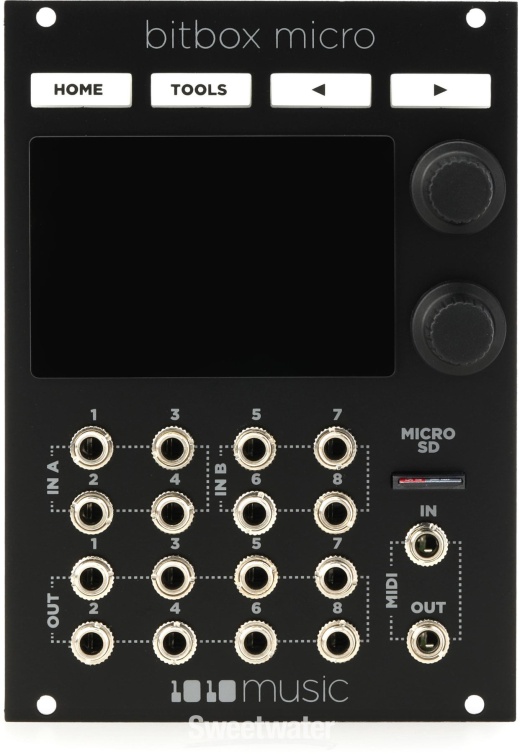 1010Music Bitbox Micro Eurorack Compact Sampler With Touchscreen