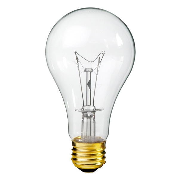 150 Watt - Clear - Incandescent A21 Bulb