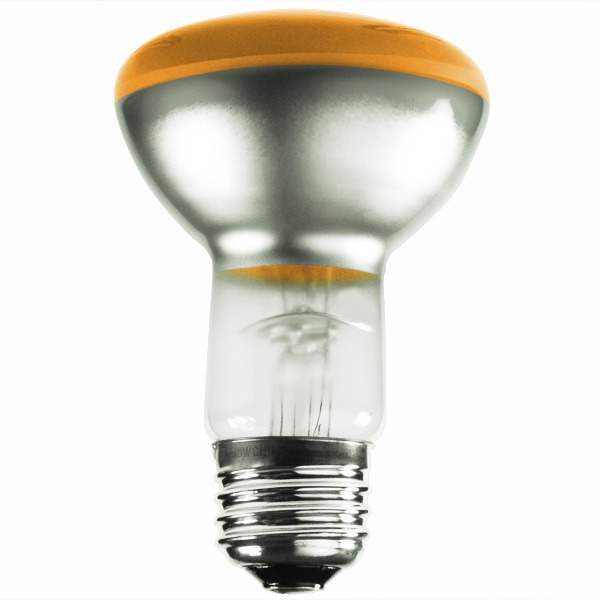 50 Watt - R20 Light Bulb - Amber