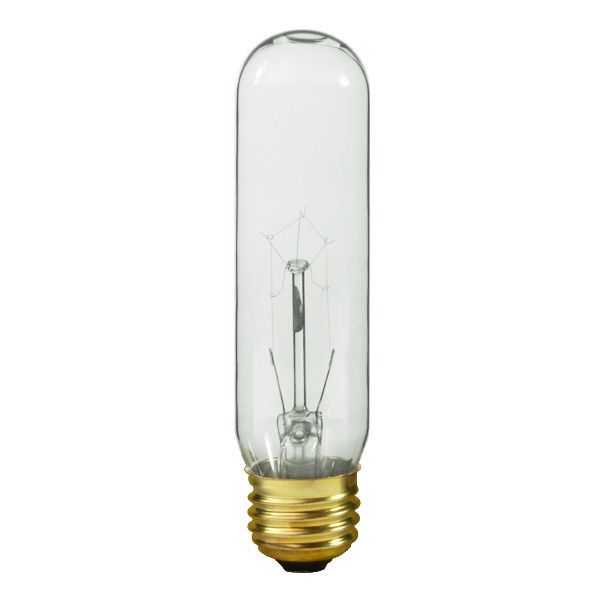 25 Watt - Clear - Incandescent T10 Light Bulb