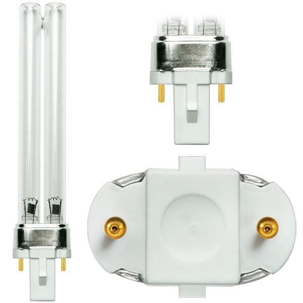 2 Pin - G23 Base - Plug-In Uv Germicidal Bulb - 9 Watt - 5.71 In. Length - Philips 32512-6