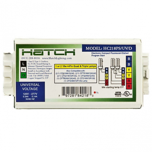 Hatch HC218/PS/UV/K CFL Ballast Smart Kit