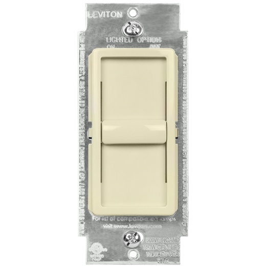 LED Dimmer - Slide Switch - Light Almond