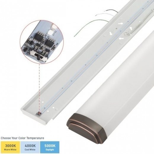 3800 Lumens - 42 Watt - 3 Colors - 4 Ft. X 6 In. Selectable