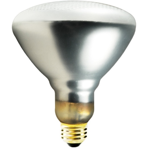 250 Watt BR40 Infrared Heat Lamp - Shatter Resistant