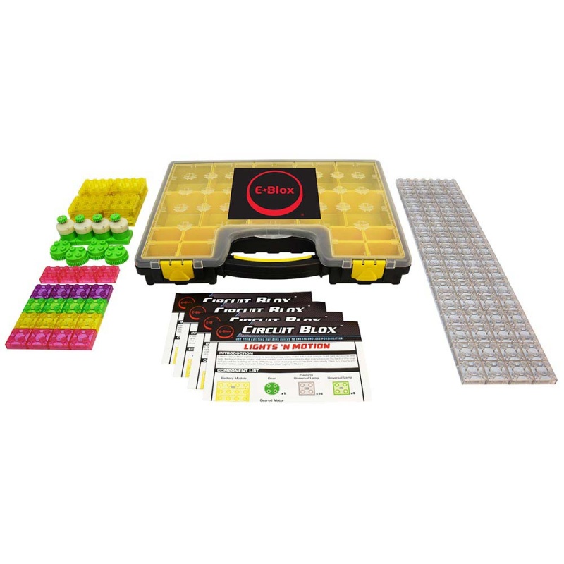 E-Blox Circuit Blox Lights 'N Motion Classroom Set