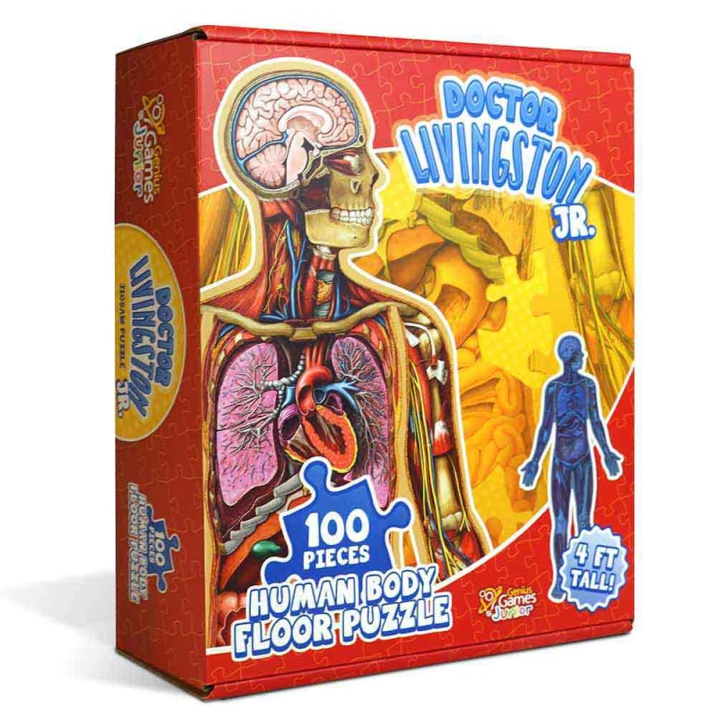 Doctor Livingston Jr. Human Body Puzzle For Kids