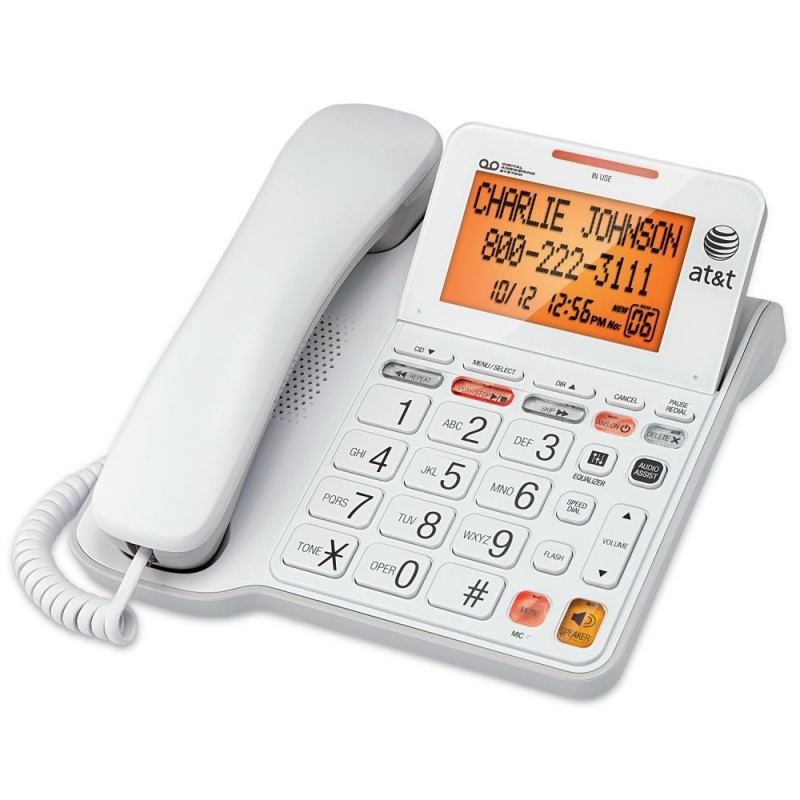 Corded Answering System W/Large Display