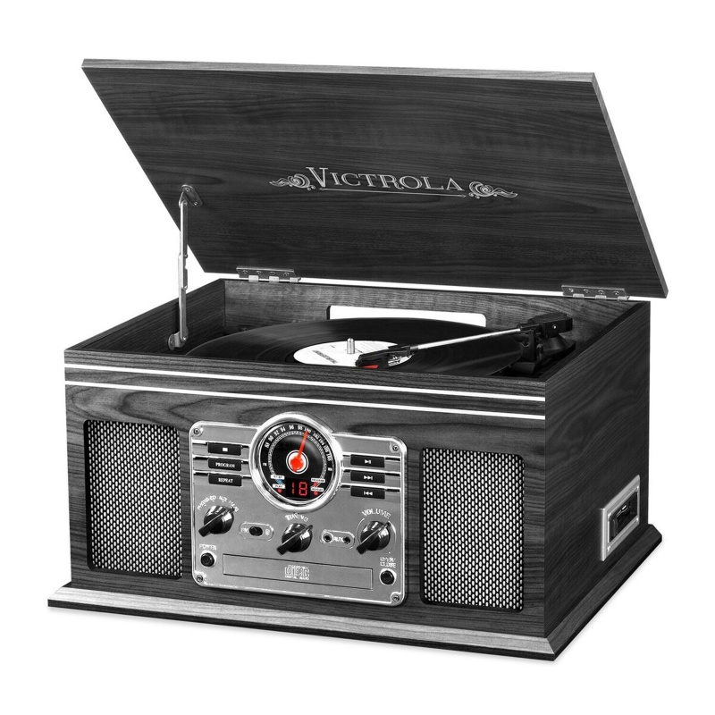 6-In-1 Victrola Entertainment Center
