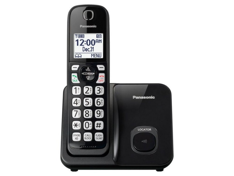 1Hs Cordless Telephone In Black